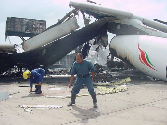 LTTE terrorist bombing at BIA