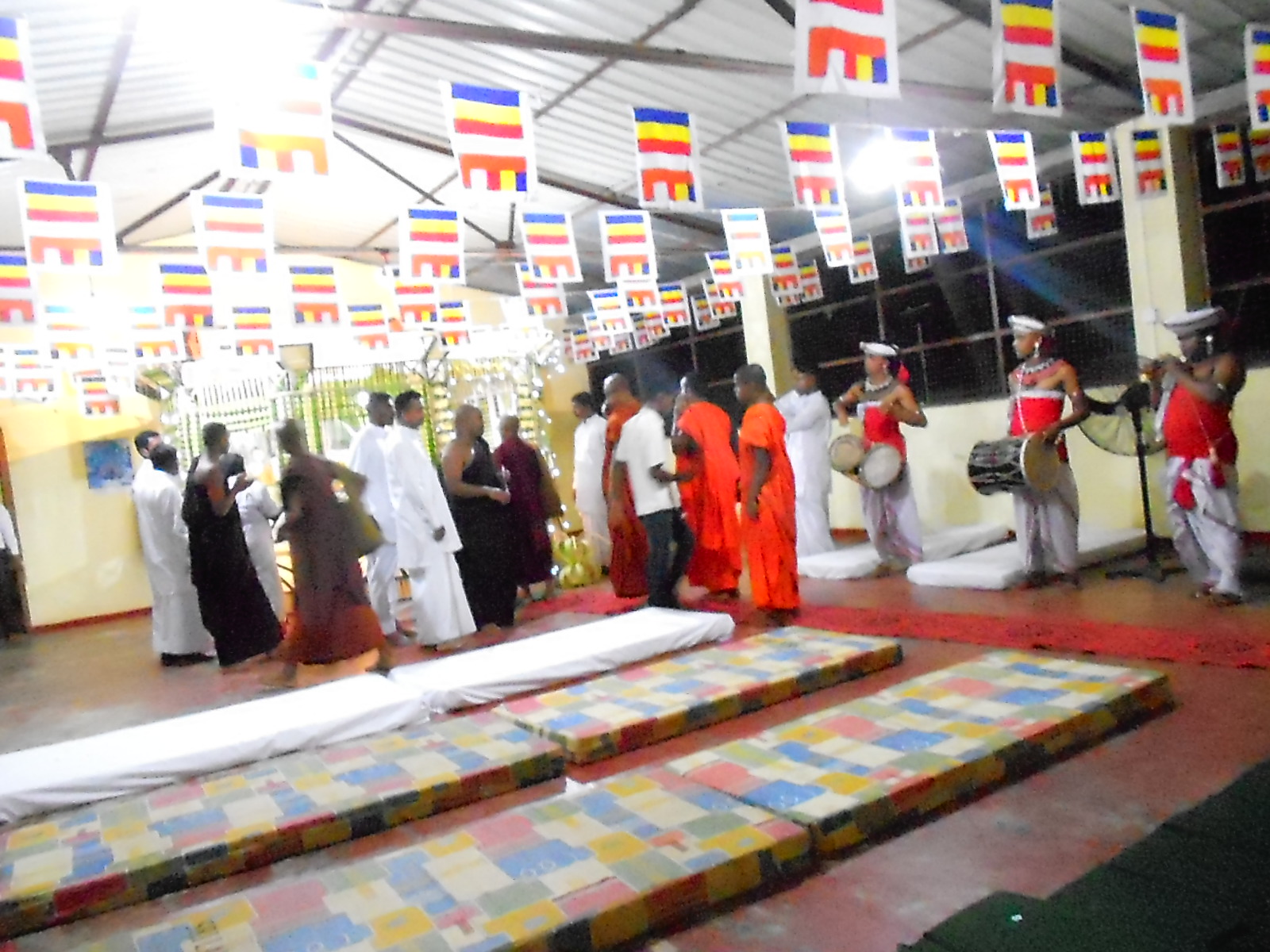 inside the temple hall