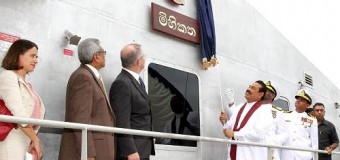 Sri Lanka President commissions Patrol Boats gifted by Australia