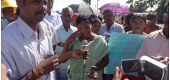 Tamil Parents continue to demand their missing children from TNA’s Ananthi Sasistharan