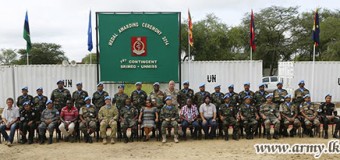 Sri Lankan Army Awarded UN Medals