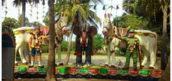 A  Hindu temple with LTTE Tamil Terrorists Leader  Prabhakaran elevated to the status of a demi-God.