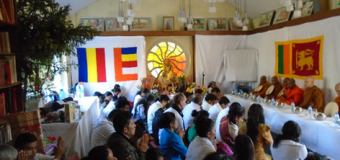 Most Ven. Thirikunamale Ananda Mahanayaka Thera attends Kathina Pinkama at Berlin Vihara
