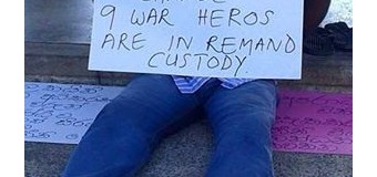 NO EVIDENCE FOR MURDER CHARGE 9 WAR HEROS ARE IN REMAND CUSTODY