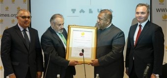 Masters Honored Mangala for His Services to the West