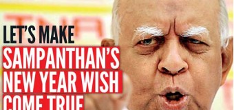 Let’s make Mr Sampanthan’s New Year wish come true