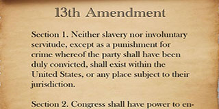 A new constitution or the 13th Amendment?