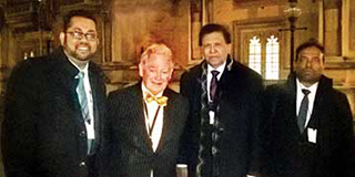 Reach consensus on joint effort to counter Geneva project<br> Global Sri Lanka Forum team meets Lord Naseby