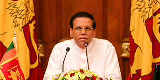 ජනාධිපති මෛත්‍රිපාල වෙතටයි