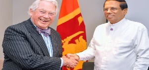 Sirisena thanks Lord Naseby for constant support