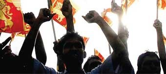 දේශයම විජයග්‍රහණය සමරද්දී පරාජිතයාගේ පාවාදීම