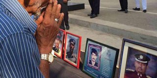 “Farther of Col. Mutaliff Respects to His Late Son on the 9th Vijayagrahanaya Celebration”