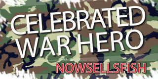 Celebrated war hero now sells fish