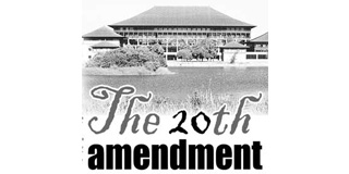 The 20th amendment