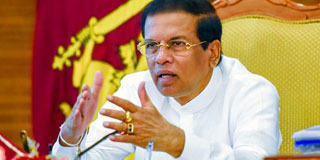 President Sirisena’s Speech on Rule of Law being violated by Parliament in sale of State Land