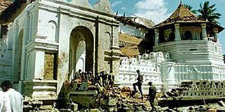 Tamil Terrorists Attacked on Sri Dhalada Maligawa on 25th January 1998