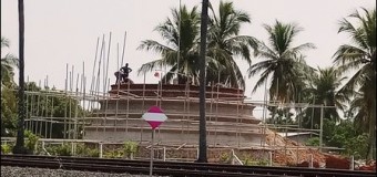 Nawakkuliya temple in progress despite of Tamil’s threats