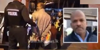 LTTE Tamil Terrorist arrested in London with banned LTTE flag