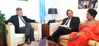 FOREIGN SECRETARY ARYASINHA DISCUSSES OBSTACLES PLACED ON SRI LANKA’S PEACEKEEPING CONTRIBUTION TO THE UN