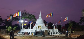 Buddhist Dagoba declared opened in University of Jaffna – K’nochchiya Campus