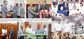 GoSL must not make the same mistake with MCC as done with Indo-Lanka Accord & 13a