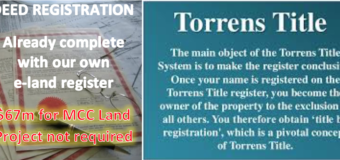 Sri Lanka has already prepared the E-Land Register – We do not need MCC $67m Land Project