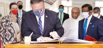 US-Lanka militaryalliance in the wake of Pompeo visit