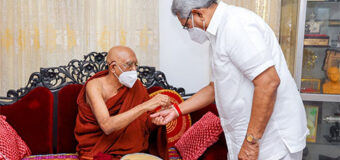 President calls on new Chief Prelate of Ramanna Maha Nikaya