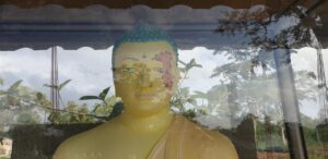 Tamil Extremist damage Buddha Statue in University Jaffna
