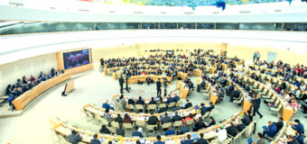 ජිනීවා කවුන්සිලයේ වැඩ ගැන කතා කරන රටගිය ඇත්තෝ