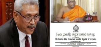 One Country One Law : President appoints PTF led by Gnanasara thero