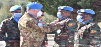 Medals for Sri Lankan peacekeepers