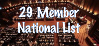 Scrap the 29 Member National List – Violation of People’s Franchise