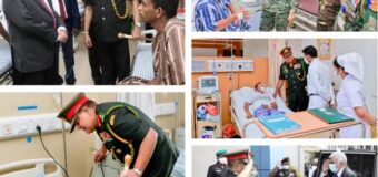 තුවාල ලැබූ හමුදා සෙබළුන්ගේ සැපදුක් හොයන්න ගිය අය..