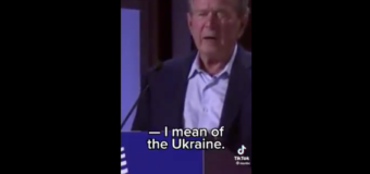 How can George Bush Jnr just laugh at Iraq war & now laugh at Ukraine!