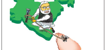 Is India going to steal land, water and air?