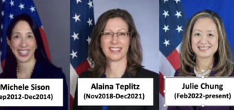 Why does US send female envoys to Sri Lanka?