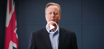 Now, a sponsored speech by David Cameron for Tamil votes in UK