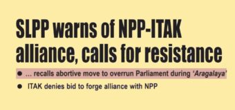 SLPP warns of NPP-ITAK alliance, calls for resistance