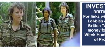 UK Govt – What about UK living White Tiger “Aunty Adele” trainer of LTTE Child Soldiers & British MPs abusing their office?