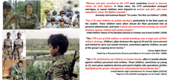 Who can file accountability against Adele/LTTE on behalf of LTTE Child Soldiers/Women?