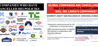 Sri Lanka’s Corporates take lessons from West: don’t fall for the DEI Trap & risk boycotts & profit loss