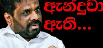 අනුර උතුරේ ජනතාව රවට්ටන්න එපා. එය භයානකයි…