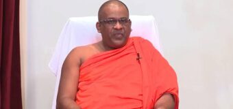 Who is the pervert who watched live the disrobing of Gnanasara Thero?